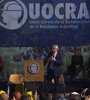 El presidente encabezó el acto junto a Gerardo Martínez de la UOCRA 