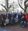 La foto de familia intentó disimular la pelea hacia adentro por posicionarse de cara a las próximas elecciones. (Fuente: Télam)