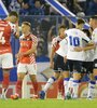 Vélez celebra el éxito ante Estudiantes; ambos pasaron a la próxima fase copera (Fuente: Fotobaires)