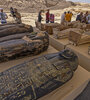 El sitio de Saqqara está a unos 15 km de las pirámides de Guiza.  (Fuente: AFP)