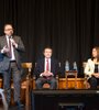 El ministro de Desarrollo Productivo, Matías Kulfa, presentando los proyectos vinculados a la producción de hidrógeno verde.