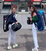 Debut y triunfo para Sabatini y Dulko en el Torneo de Leyendas de Roland Garros. Imagen: @sabatinigabyok.