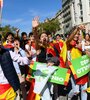 Manifestantes de Vox, el partido español de ultraderecha.  (Fuente: AFP)