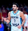 Facundo Campazzo no estaba en una convocatoria desde los Juegos Olímpicos (Fuente: AFP)