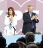 El reencuentro de Cristina Kirchner y Alberto Fernández antes de la nueva tormenta. (Fuente: Leandro Teysseire)