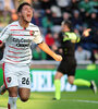 Sordo marco el segundo para Newell's en el primer tiempo. (Fuente: Fotobaires)