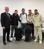 Messi volvió en su avión privado con Di María, Lo Celso y De Paul (Fuente: Télam)