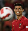 Ronaldo jugó de titular en Portugal (Fuente: AFP)