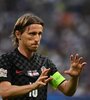 Luka Modric, volante de la selección de Croacia. (Fuente: AFP)