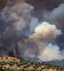 Incendio forestal en la finca Zurraquin dentro del término municipal de Toledo capital. (Fuente: EFE)