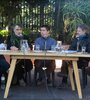 La presentación fue en el patio abierto del Museo. (Fuente: Mariano Nieva)