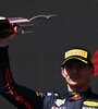 Verstappen en lo más alto del podio otra vez (Fuente: AFP)