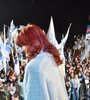 Cristina Kirchner aludió a los movimientos sociales y Alberto Fernández los respaldó.