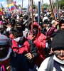 Los manifestantes indígenas coparon las calles de Quito (Fuente: AFP)