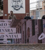 Albornoz, Monteverde, Corradín y Tepp ayer en la Plaza del Che. (Fuente: Diego Cazzaretto)