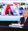 Alberto Fernández pidió que la Argentina se incorpore al grupo de economías emergentes denominado BRICS.