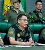 El comandante de la policía, general Jhonny Aguilera, explicando la investigación. (Fuente: Diario La Razón, Santa Cruz, Bolivia)