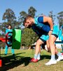 Los Pumas se entrenan a la espera del partido frente a Escocia. (Fuente: Prensa Los Pumas)