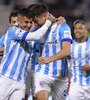 Todo el Decano celebra el gol de Capasso ante el Fortín (Fuente: Télam)