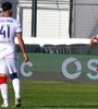 Neri Bandiera festeja su gol: fue el 2 a 1 definitivo (Fuente: Julio Martín Mancini)