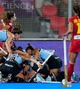 Las Leonas jugaron un gran partido en el Mundial de España y Países Bajos. (Fuente: EFE)