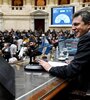 Sergio Massa presidió la sesión en la Cámara de Diputados. (Fuente: Télam)