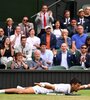 Djokovic festejó con avioncito en el césped de Londres. (Fuente: AFP)