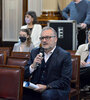 El senador Lewandowski en su consulta a Andalaf Casiello.