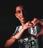 Di María durante la presentación oficial.