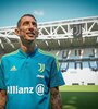 Di María en el Allianz Arena de la Juventus (Fuente: Prensa Juventus)