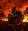 Uno de los ocho grandes focos de incendios forestales en Francia. (Fuente: AFP)