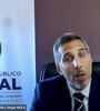 Fiscal Diego Luciano, muy "enojado" pero poco convincente. (Fuente: NA)