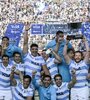 El alocado festejo de Los Pumas por un triunfo espectacular ante Los Wallabies (Fuente: AFP)