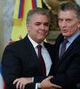 Duque y Macri, la dupla por derecha en la Fundación FIFA (Fuente: EFE)