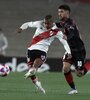 De La Cruz fue el autor del primer gol de River ante Barracas Central (Fuente: AFP)