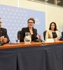 En el panel, Ramiro Gutiérrez, Gisela Marziotta, Paula Penacca y Eduardo Barcesat.