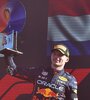 Max Verstappen festejó en el circuito de Monza. (Fuente: NA)