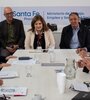 Última reunión paritaria entre los gremios y los ministros de Trabajo y Educación.