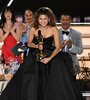 Zendaya recibió el Emmy como mejor actriz por Euphoria. (Fuente: AFP)