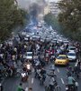 Manifestación a favor de Masha Amini en Teherán. (Fuente: AFP)