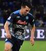 La camiseta con la imagen de Maradona que el Napoli no podrá volver a utilizar  (Fuente: Prensa Napoli)