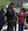 Durante la mañana, se concentraron familiares de los detenidos frente a la fiscalía. (Fuente: Télam)