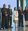 Los siete candidatos a presidente que partiiparon del debate anoche. (Fuente: AFP)