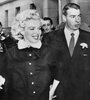 Joe DiMaggio en sus días felices con Marilyn Monroe. (Fuente: AFP)