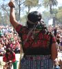 Lolita Chávez, referente de los pueblos originarios de Guatemala, lidera la Asamblea Feminista de Abya Yala (Fuente: Jose Nico)