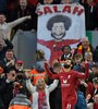 El egipcio Salah celebra el tanto de Liverpool ante el City (Fuente: AFP)