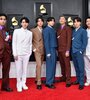 BTS en la última ceremonia de los premios GRAMMY. Foto: AFP.