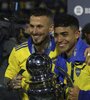 Benedetto y Langoni, la dupla de ataque del Boca campeón (Fuente: NA)