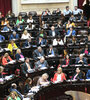 La sesión logró quorum ayer al mediodía gracias al acompañamiento de diputados radicales. (Fuente: NA)