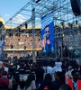 El estadio poco antes de que ocurriera la avalancha.